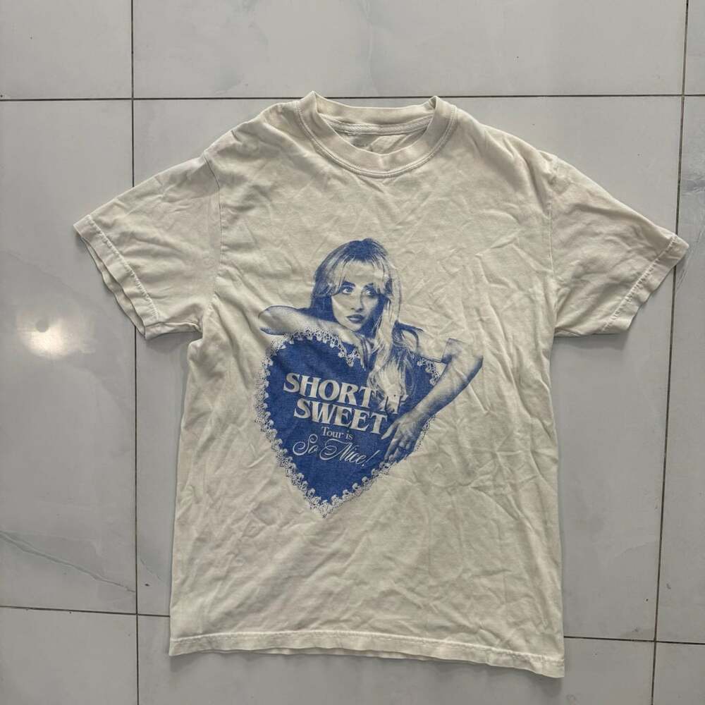 Sabrina Carpenter Short N Sweet Tour 2024 Size Small T-Shirt
